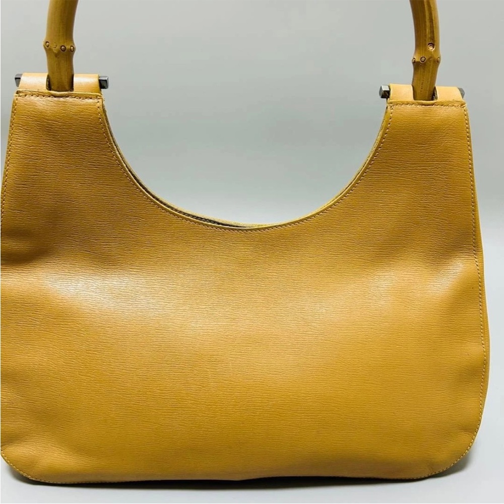 Gucci Yellow Leather Shoulder Bag - Picture 3 of 15